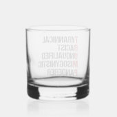 Verre À Whisky Élections politiques acrostiques et amusantes cont (Verso)