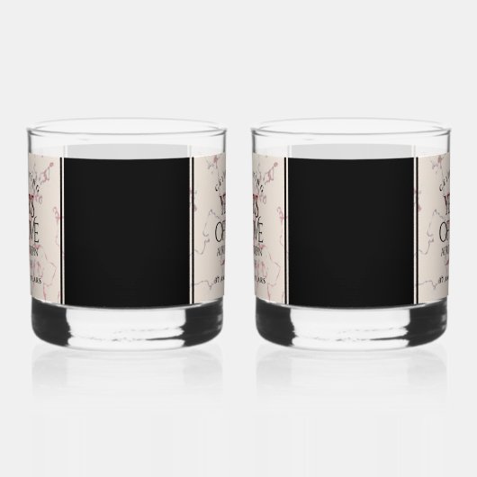 Verre À Whisky Élégant 37e anniversaire du Mariage Alabaster (Droite)
