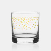 Verre À Whisky Élégant Gold Metallic Look Confetti Drinkware Set (Gauche)