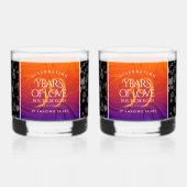 Verre À Whisky Élégante célébration du 39e anniversaire du Mariag (Verso)