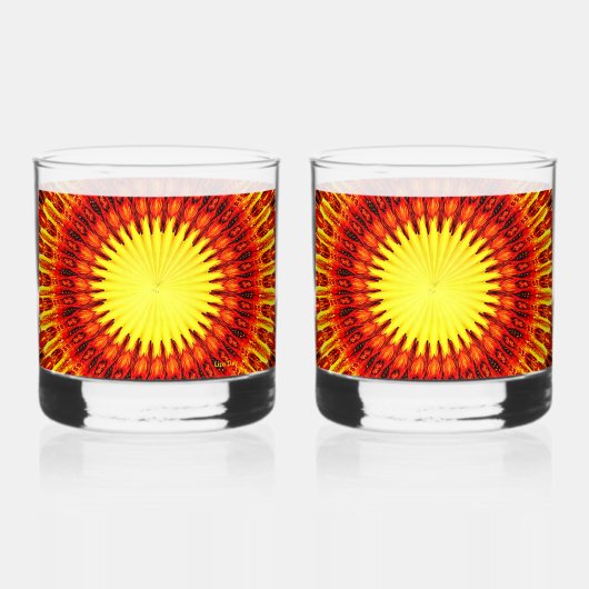 Verre À Whisky Ensemble Sunburst Drinkware (Recto)