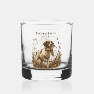 Verre À Whisky Épagneul breton et bécasse