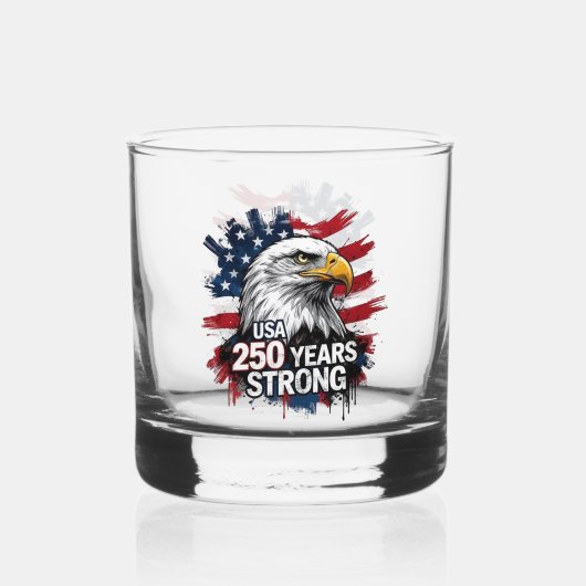 Verre À Whisky États-Unis 250 ans de force (Recto)