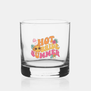 Verre À Whisky Été de Mariée Chaud Rétro Tropical Enterrement de