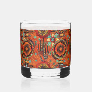 Verre À Whisky Ethereal Sapphire "Aztec Dream" Roches imprimées 1