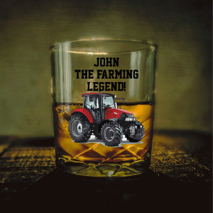 Verre À Whisky Exploitant d'équipement lourd de tracteur de ferme