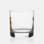 Verre À Whisky Faisan en vol doré (Droite)