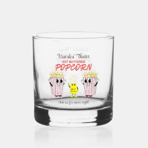 Verre À Whisky Family Movie Theater Fun Popcorn Mascots Rocks