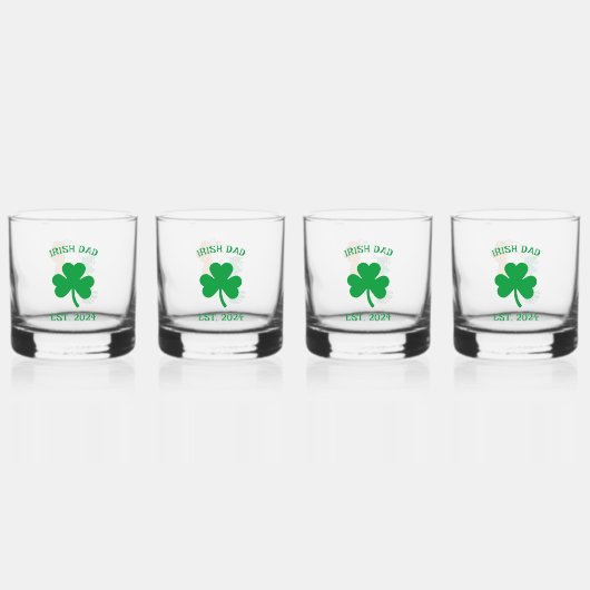 Verre À Whisky Fête des pères Irish Whiskey Glass Set (Dos)