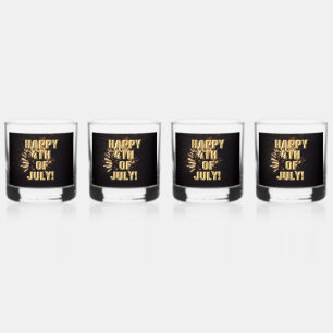 Verre À Whisky Feux d'artifice 10 4 juillet lunettes de roche ens