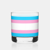 Verre à whisky Fierté Trans : Buvez avec Solidarit (Verso)