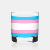 Verre à whisky Fierté Trans : Buvez avec Solidarit (Gauche)