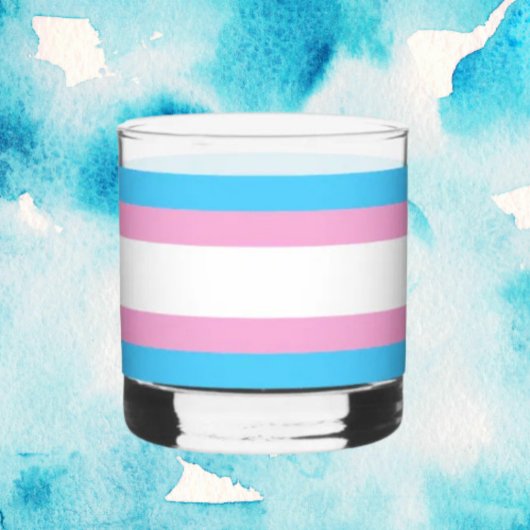 Verre à whisky Fierté Trans : Buvez avec Solidarit