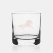 Verre À Whisky Fire horse Sticker (Verso)