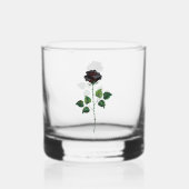 Verre À Whisky Fleur de rose noire (Verso)