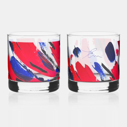 Verre À Whisky Fleur éclatée (Recto)