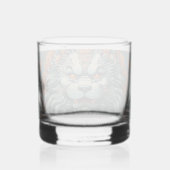 Verre À Whisky Flu Lion de sagesse Whiskey Glass (Verso)