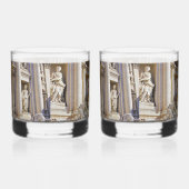 Verre À Whisky Fontaine de Trevi Rome Photographie (Droite)