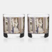 Verre À Whisky Fontaine de Trevi Rome Photographie (Gauche)