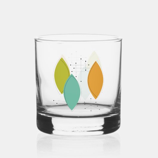 Verre À Whisky Formes de planches de surf de l'ère atomique des a (Recto)