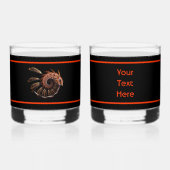 Verre À Whisky Fractal Firebird (Recto)