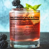 Verre À Whisky Funny Personnalisé Étiquette de typographie classi