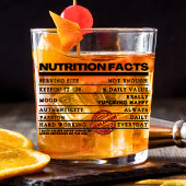 Verre À Whisky Funny Personnalisé Étiquette de typographie classi