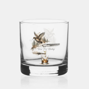 Verre À Whisky Fusil de chasse sauvage et libre et Balle en Bourb