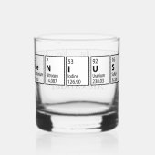 Verre À Whisky Genius Periodic Table Graduation Gift (Verso)