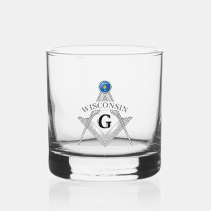 Verre À Whisky Gîte de franc-maçonnerie de l'état du Wisconsin