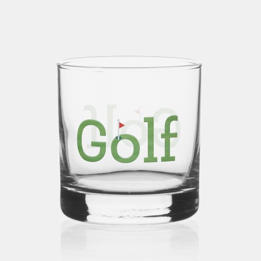 Verre À Whisky Golf avec bâton (Recto)
