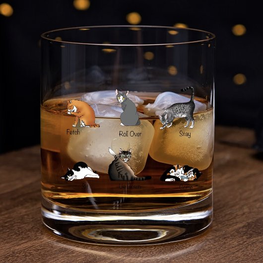 Verre À Whisky Graphique de formation illustré des commandes drôl