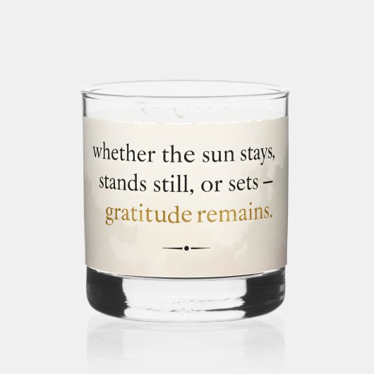 Verre À Whisky Gratitude Remains™: Love & Intention | Inspiration (Recto)