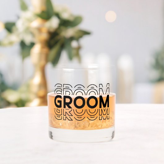 Verre À Whisky Groom (Insitu (Mariage))