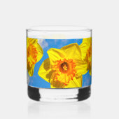 Verre À Whisky Groupe de Daffodils Médaille d'or Fleurs (Verso)