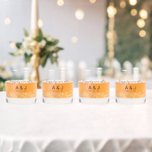 Verre À Whisky Heureusement Jamais Après Un Mariage Monogrammé Fa