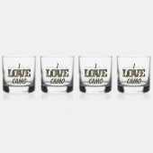 Verre À Whisky I Love Camouflage Vert Brown | (Dos)