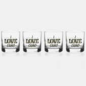 Verre À Whisky I Love Camouflage Vert Brown | (Recto)