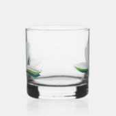 Verre À Whisky Illustration du lotus blanc Iridescendant (Gauche)