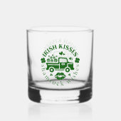 Verre À Whisky Irlandais baisers Camion avec trèfle Saint-Patrick (Verso)