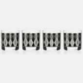 Verre À Whisky Jeu de produits Abstraits noirs et blancs (Gauche)