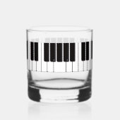 Verre À Whisky Joueur de piano personnalisé (Gauche)