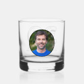 Verre À Whisky Joyeux 30e anniversaire Nom et photo (Verso)