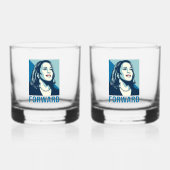 VERRE À WHISKY KAMALA HARRIS EN AVANT (Recto)