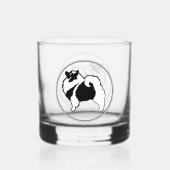 Verre À Whisky Keeshond Graphics - Cute Original Chig Art (Verso)