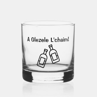 Verre À Whisky L’Chaim - Design de style yiddish