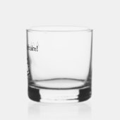 Verre À Whisky L’Chaim - Design de style yiddish (Gauche)