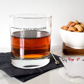 Verre À Whisky La mesure de papa de la nouveauté drôle