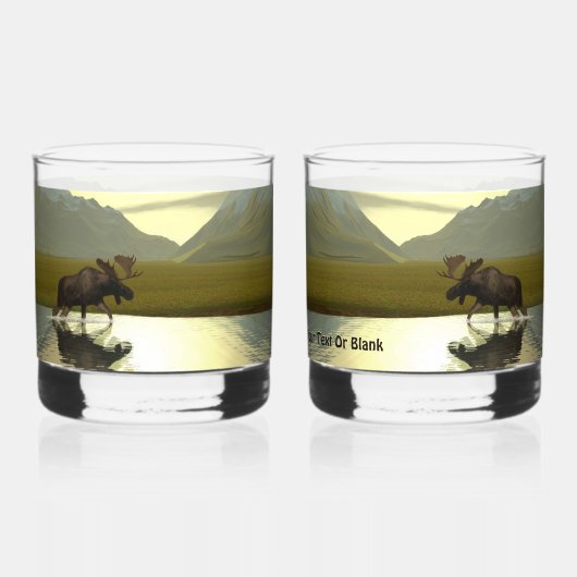 Verre À Whisky L'après-midi Moose (Verso)