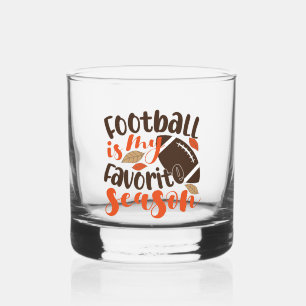 Verre À Whisky Le football est ma saison préférée